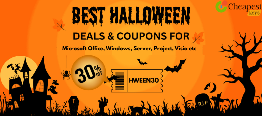 Helloween offer on Microsoft Office, windows, Server, Project, Visio etc