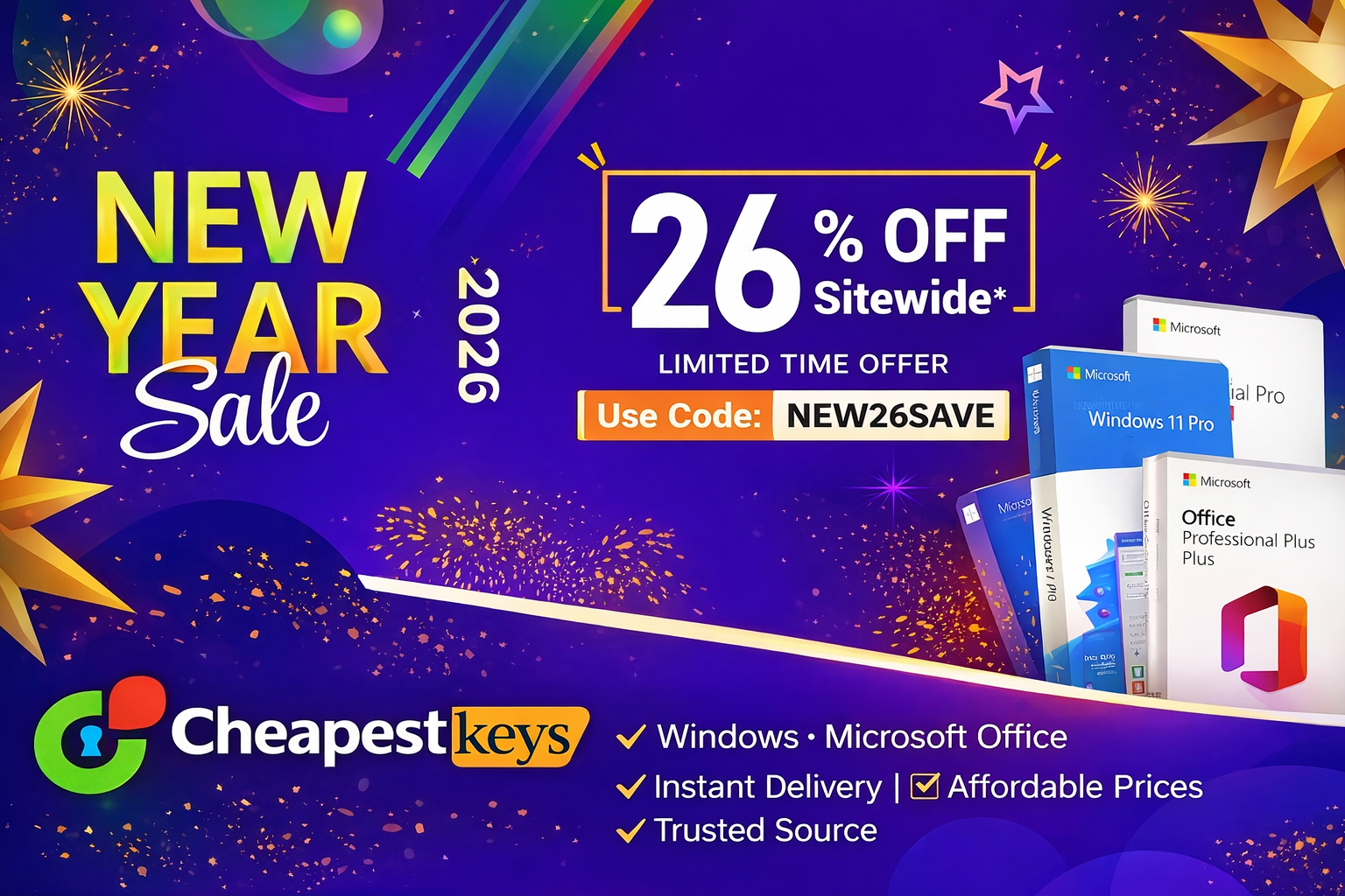 Happy New Years Sales